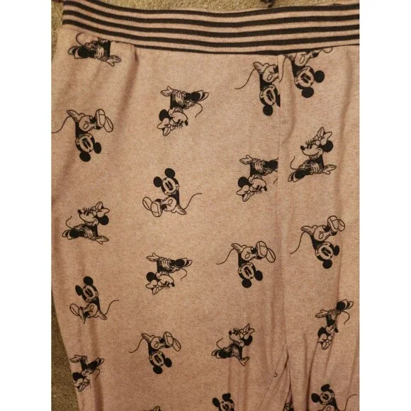 Disney Women's Pink Set of Sweatpants & Sweatshirt Mickey & Minnie Size XXL - Picture 8 of 10